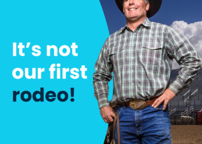 Not our first rodeo
